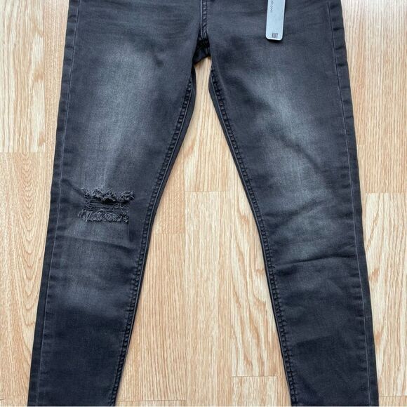 NWT Kut From The Kloth Brigitte Black/Grey Ankle Skinny Jeans - Size: 0 - Picture 2 of 11